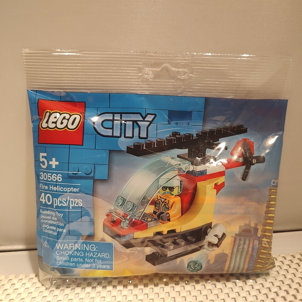 Lego City 30566 Fire Helicopter NWT Building Toy Set - Picture 1 of 2